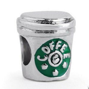 COFFEE Charm For Pandora Bracelets DIY Jewelry